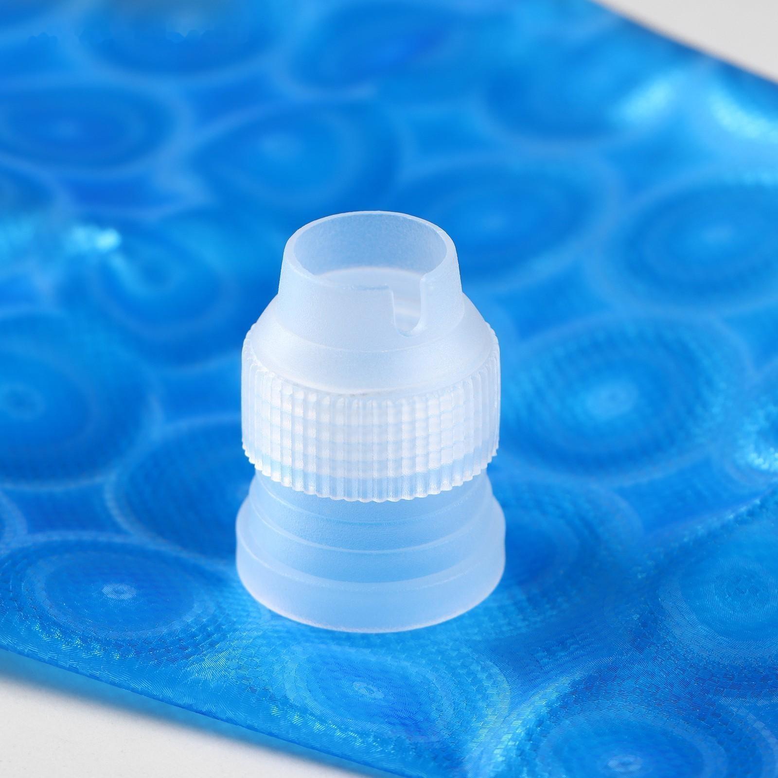 Набор кондитерский Доляна «Хоста», 8 предметов: мешок кондитерский 31×17 см, 6 насадок