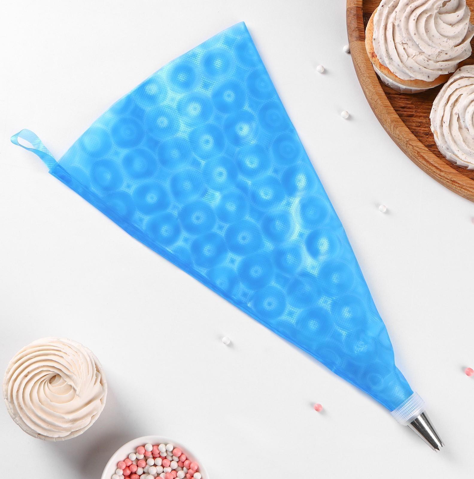 Набор кондитерский Доляна «Хоста», 8 предметов: мешок кондитерский 31×17 см, 6 насадок