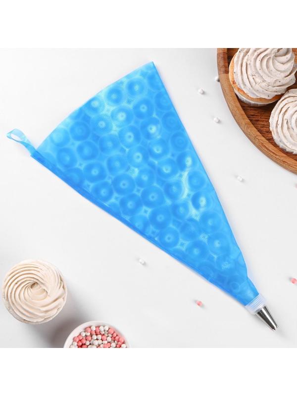 Набор кондитерский Доляна «Хоста», 8 предметов: мешок кондитерский 31×17 см, 6 насадок