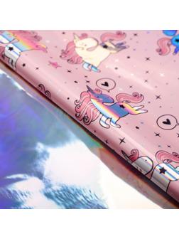 Плёнка упаковочная с голографией «Good mood», 100 × 70 см