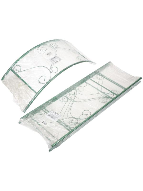 Арка садовая, разборная, 240 × 120 × 36 см, металл, зелёная, «Вьюнок»