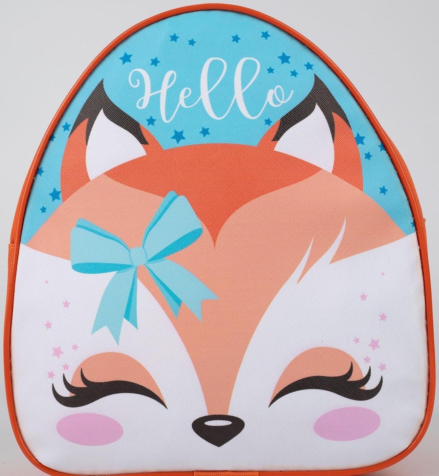 Рюкзак детский, отдел на молнии, цвет оранжевый