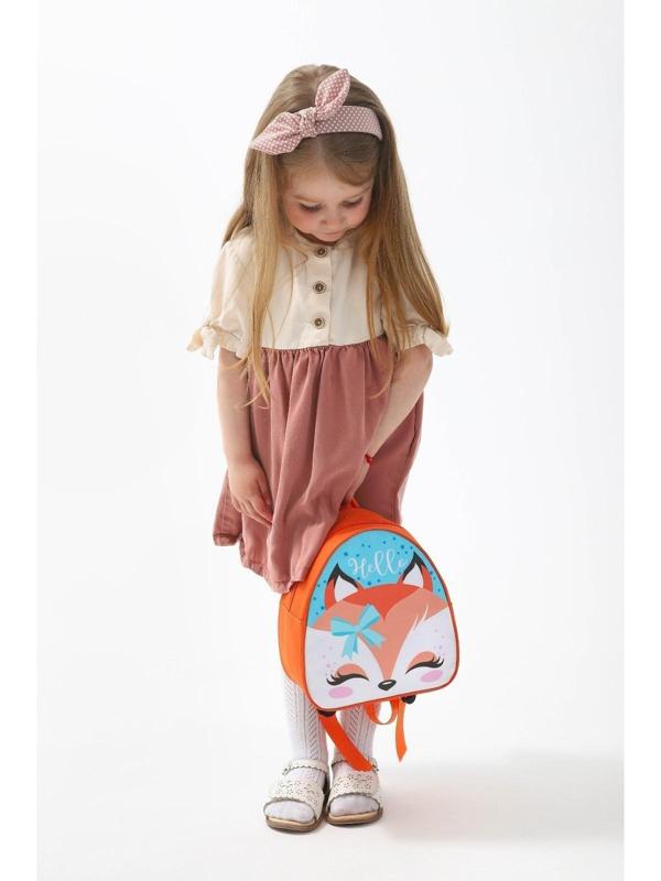 Рюкзак детский, отдел на молнии, цвет оранжевый