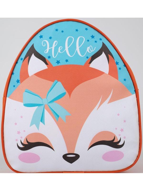 Рюкзак детский, отдел на молнии, цвет оранжевый