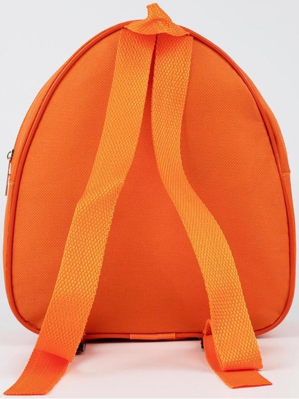 Рюкзак детский, отдел на молнии, цвет оранжевый