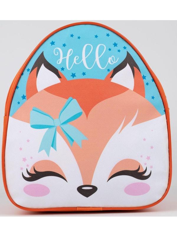 Рюкзак детский, отдел на молнии, цвет оранжевый