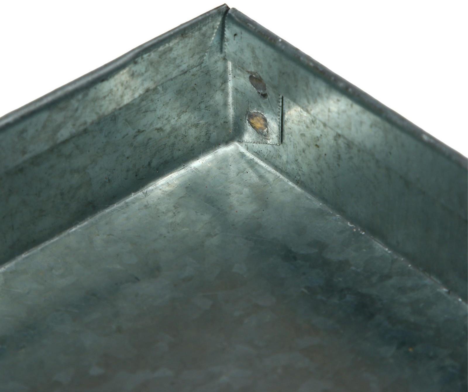 Поддон, 44 × 40 × 2 см, металл, серый