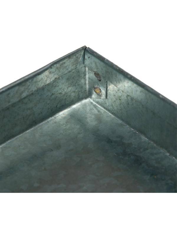 Поддон, 44 × 40 × 2 см, металл, серый