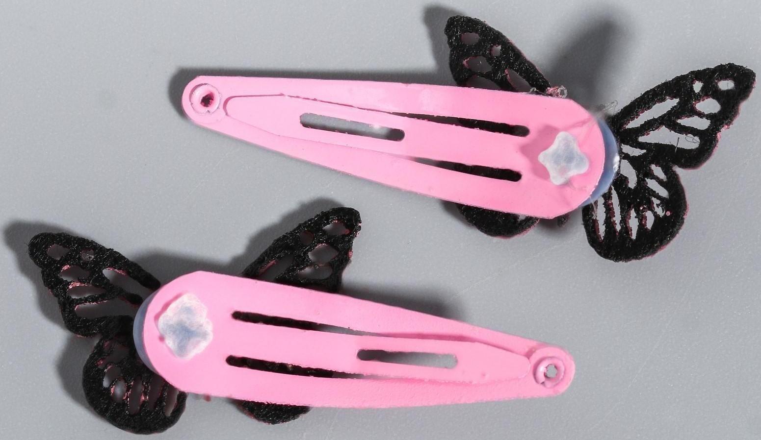 Набор детский: заколки- бабочки, феи ВИНКС, 2 шт