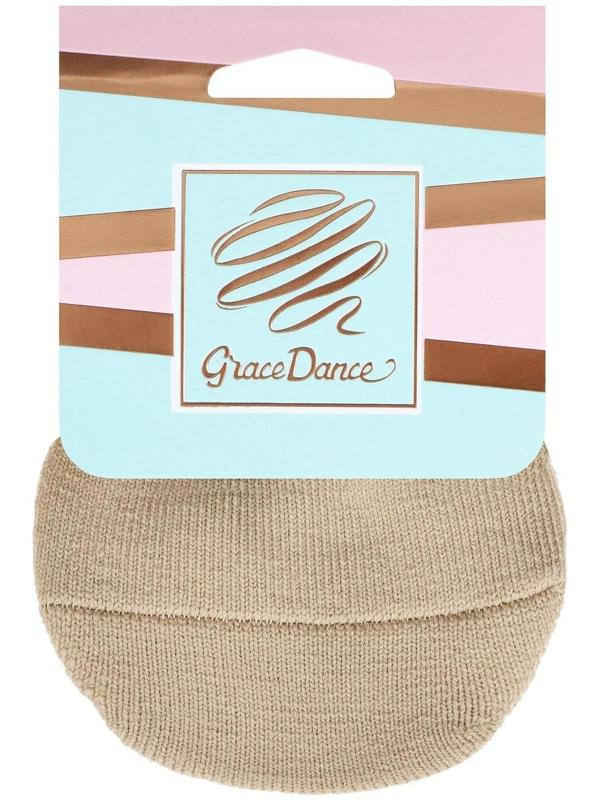 Полупальцы с силиконовой резинкой, размер S4, цвет бежевый