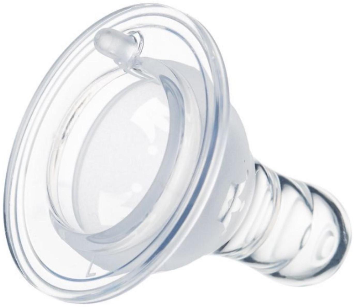 Соска силиконовая, антиколиковая на бутылочку, от 6 мес., быстрый поток, фасовка 20 шт