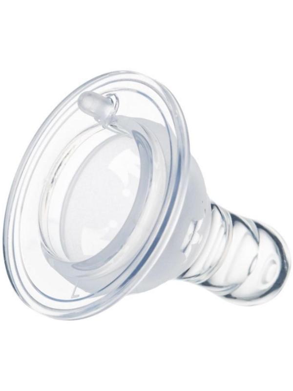 Соска силиконовая, антиколиковая на бутылочку, от 6 мес., быстрый поток, фасовка 20 шт