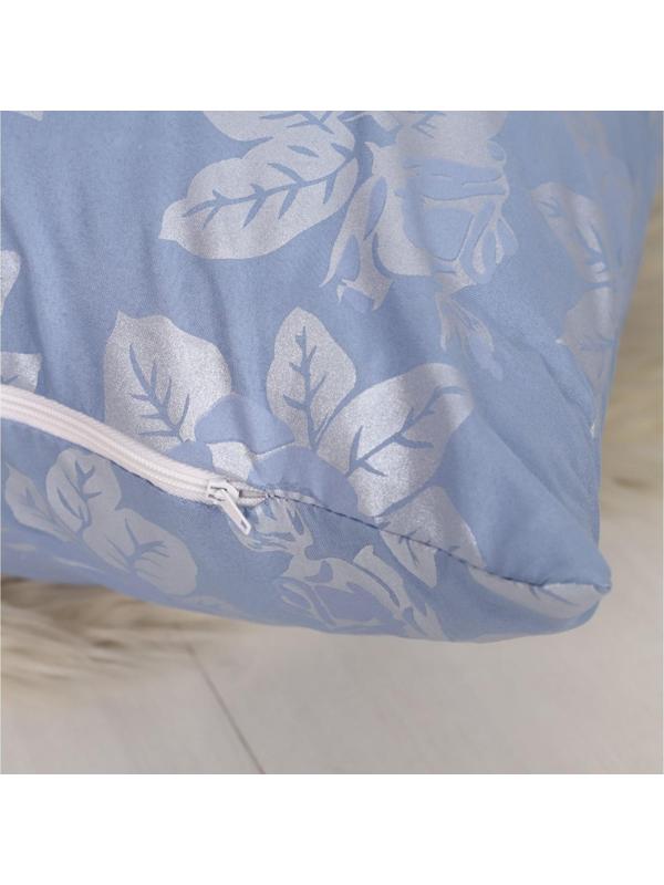 Наперник 70х70 см на молнии Роза голубая