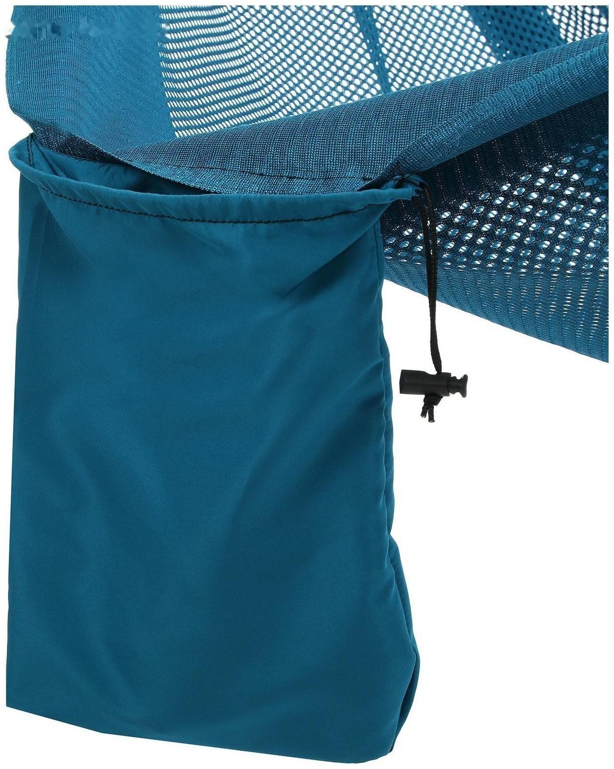 Гамак 260 х 140 см, нейлон, цвет голубой