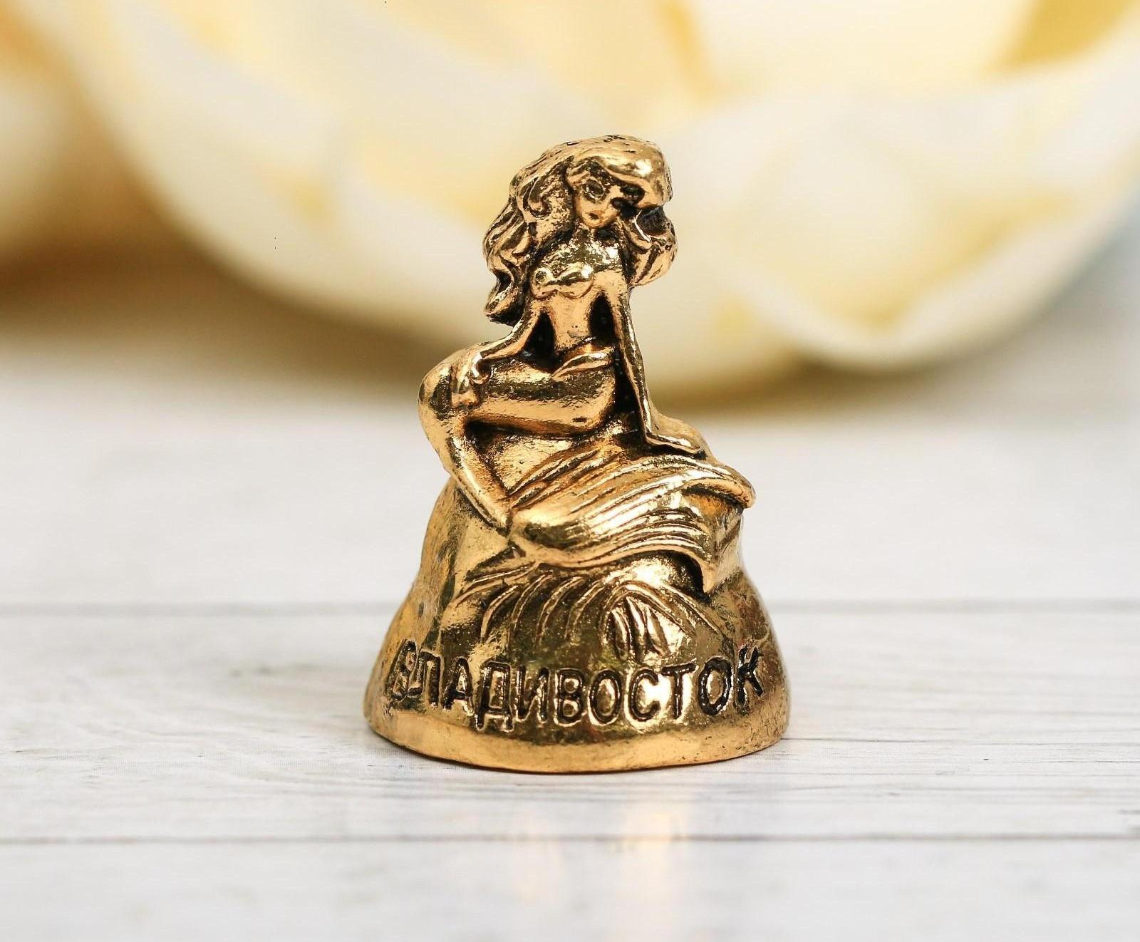 Напёрсток сувенирный «Владивосток», зoлoто