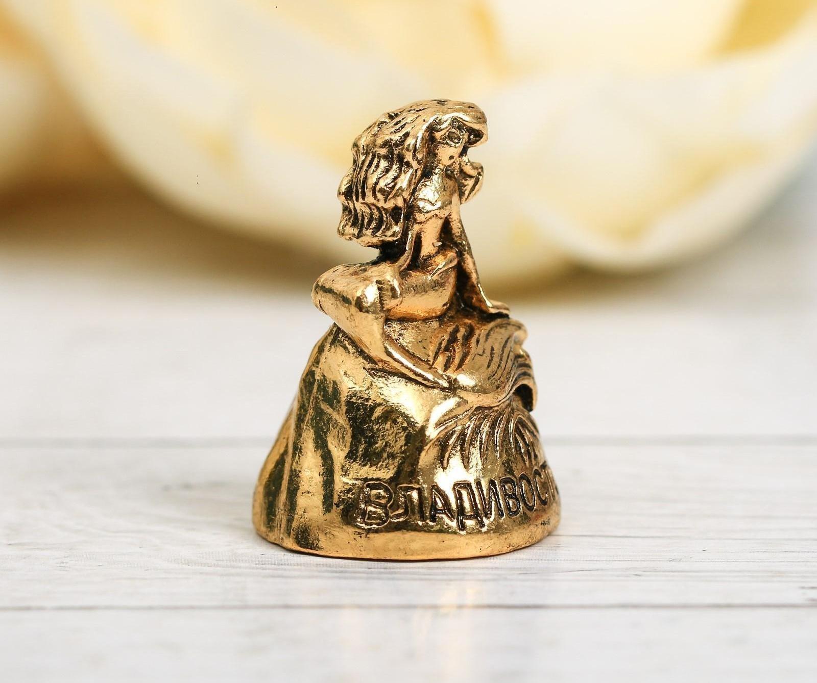 Напёрсток сувенирный «Владивосток», зoлoто