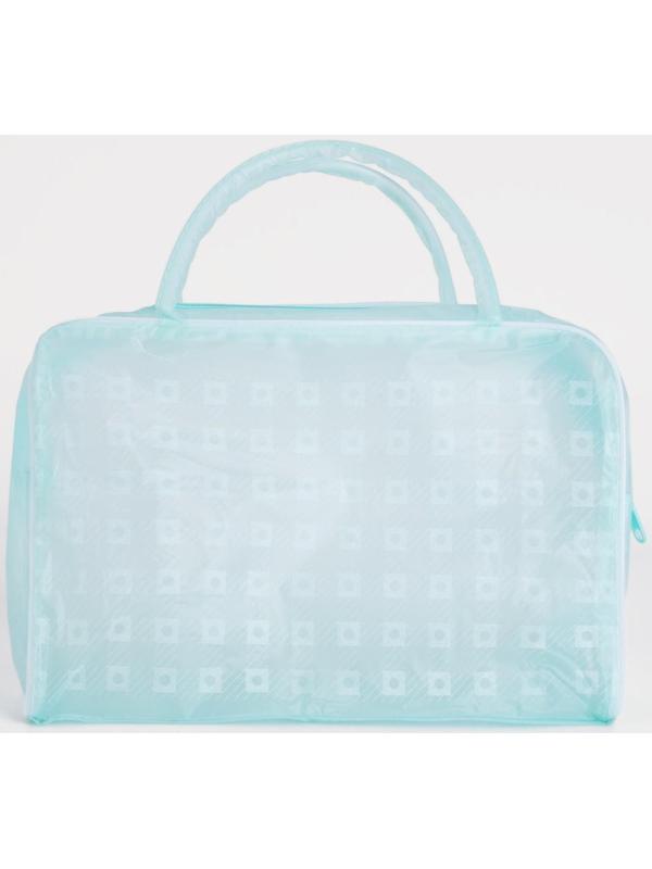 Косметичка на молнии, цвет зелёный