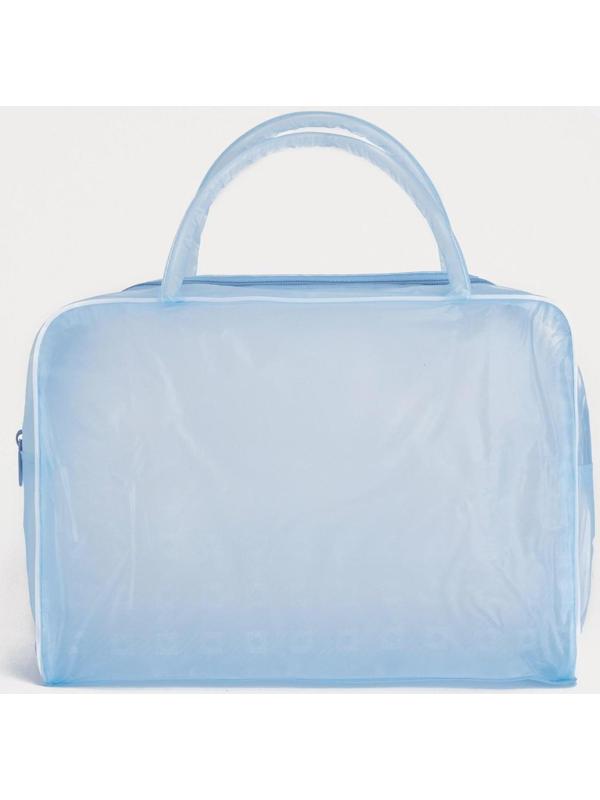 Косметичка на молнии, цвет голубой