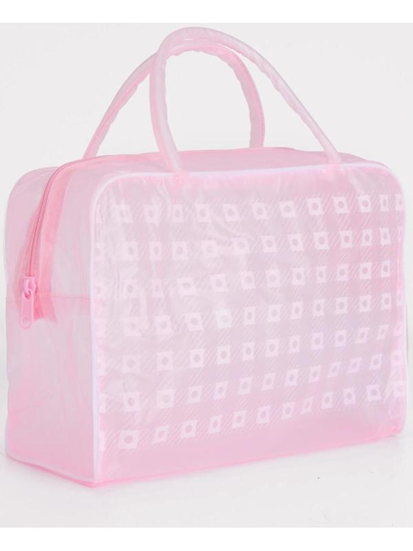 Косметичка на молнии, цвет розовый