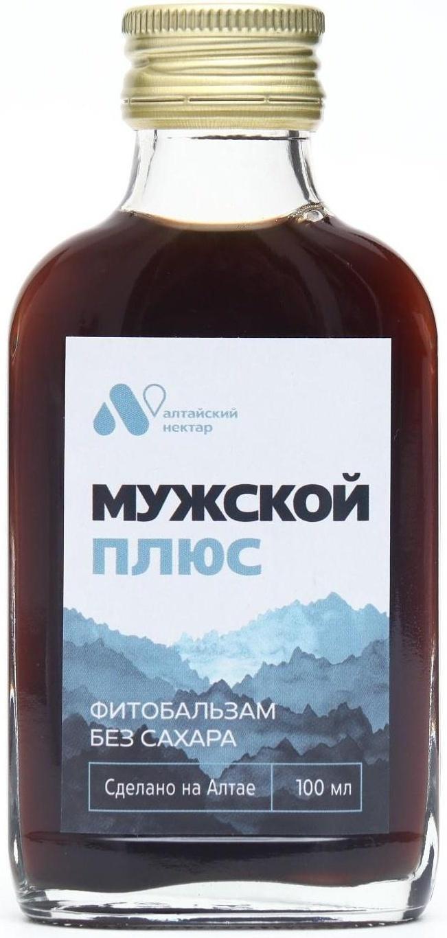 Фитобальзам «Мужской» без сахара, 100 мл.