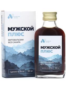 Фитобальзам «Мужской» без сахара, 100 мл.