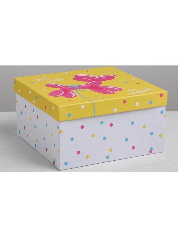 Набор подарочных коробок 10 в 1 «Поздравления», 10.2 × 10.2 × 6‒28.2 × 28.2 × 15 см