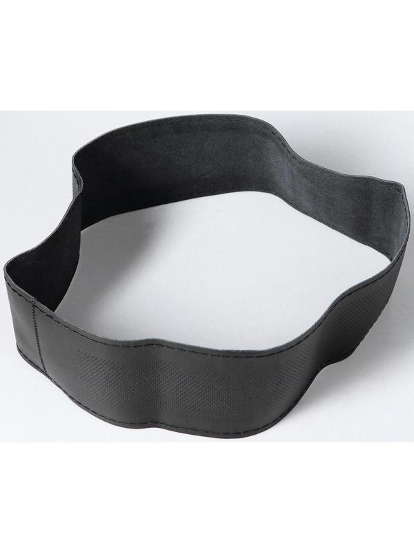 Сшивной чехол Cartage на руль 38 см, кожа PU, антискользящая, черный