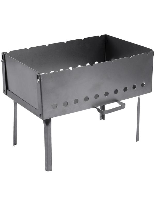 Мангал-дипломат №1 40 × 25 × 40 см, сталь 1,5 мм, в сумке