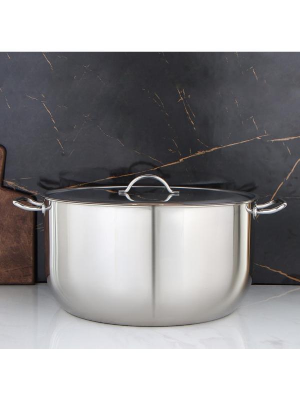 Кастрюля цельнотянутая, 35 л, d=45 см