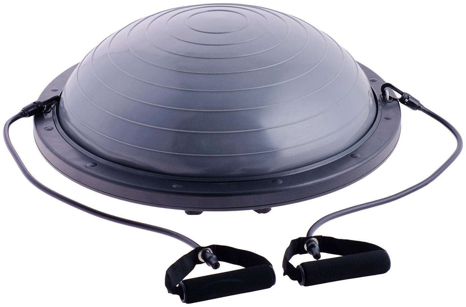 Полусфера BOSU гимнастическая 55 х 25 см, с насосом, цвет серый