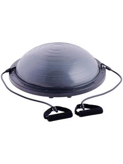 Полусфера BOSU гимнастическая 55 х 25 см, с насосом, цвет серый