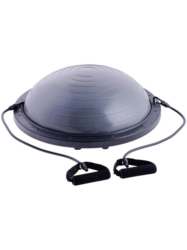 Полусфера BOSU гимнастическая 55 х 25 см, с насосом, цвет серый