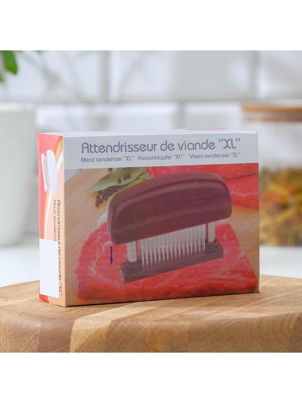 Тендерайзер для мяса «Нилла», 15×11×4 см, цвет МИКС