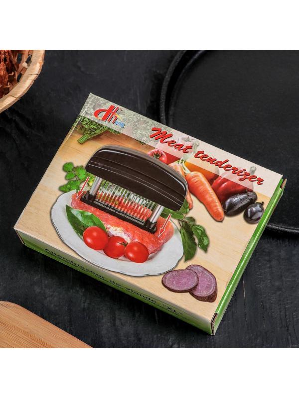 Тендерайзер для мяса «Нилла», 15×11×4 см, цвет МИКС