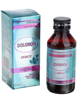 Сироп «Долорон» аюрведический, свободное дыхание, от кашля, 100 мл