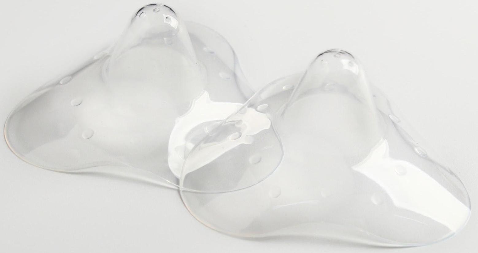 Накладки на грудь силиконовые, набор 2 шт., в футляре