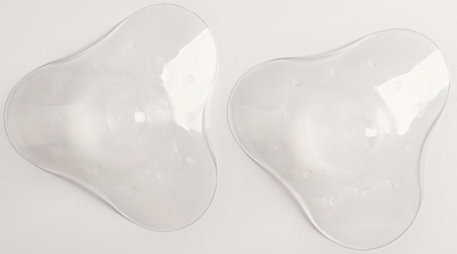 Накладки на грудь силиконовые, набор 2 шт., в футляре