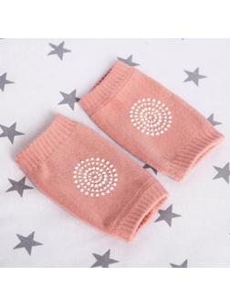 Набор детских наколенников , 2 шт., цвета МИКС розовый/салатовый