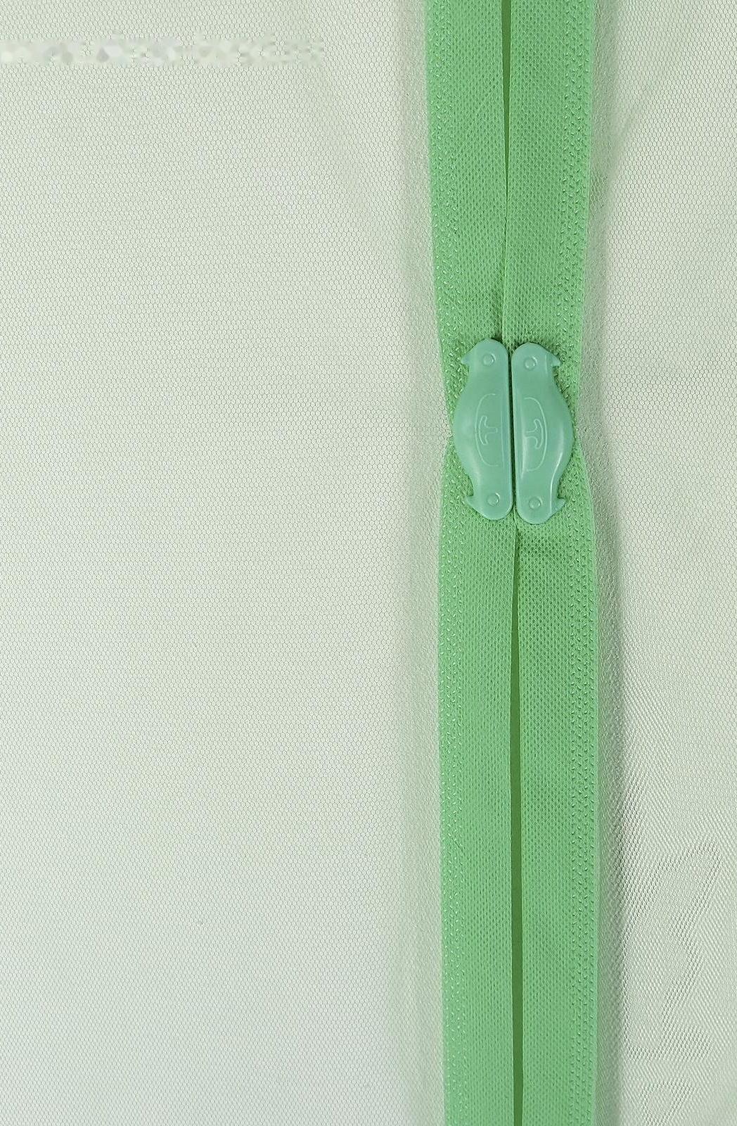 Сетка антимоскитная на магнитах для защиты от насекомых, 100×210 см, цвет зелёный