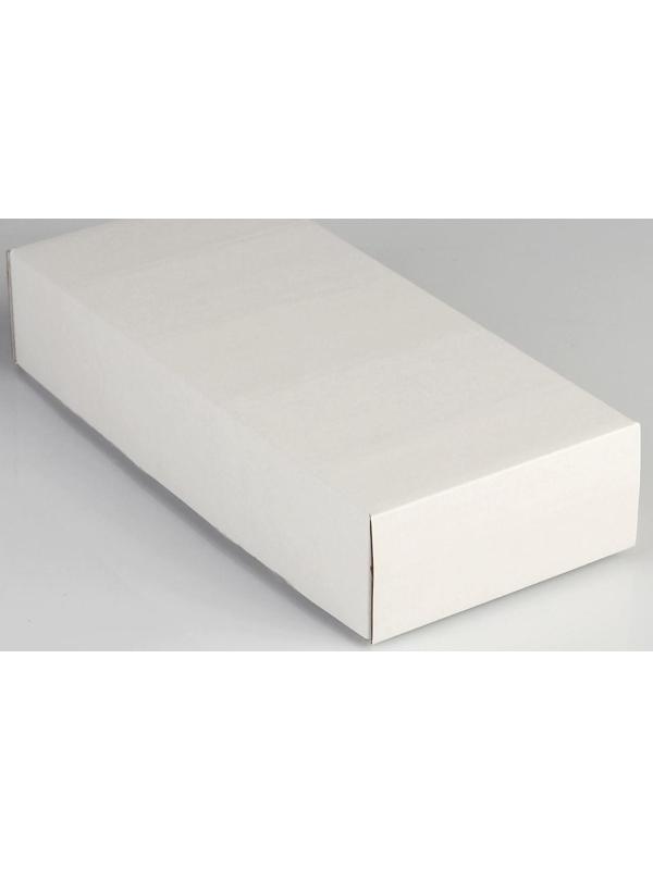 Коробка сборная без печати крышка-дно белая без окна 24 х 11,5 х 4,5 см