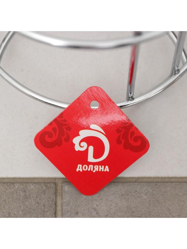 Держатель-стойка для туалетной бумаги Доляна, 14,5×15×48 см