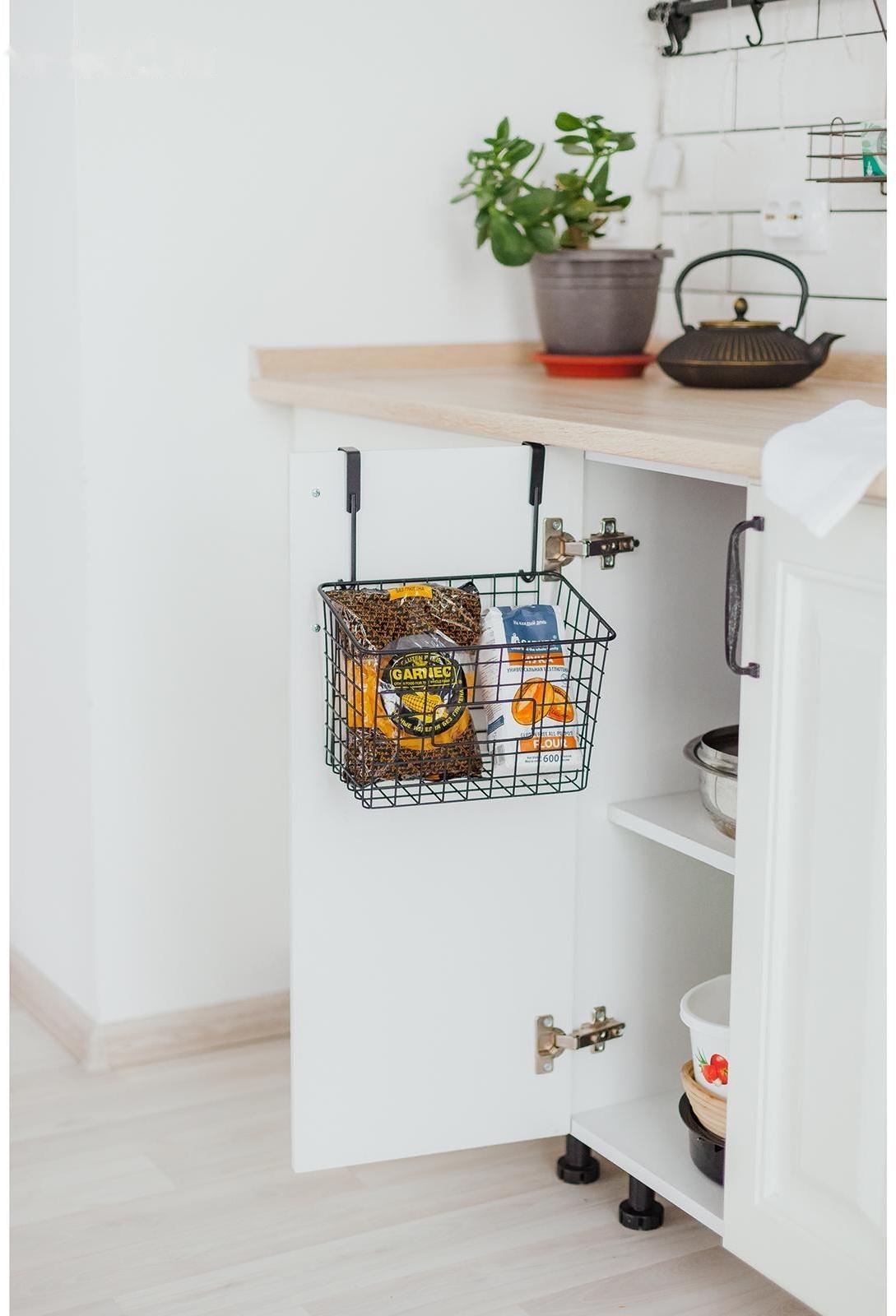 Корзина подвесная Доляна, 23×15,5×30,5 см, цвет чёрный