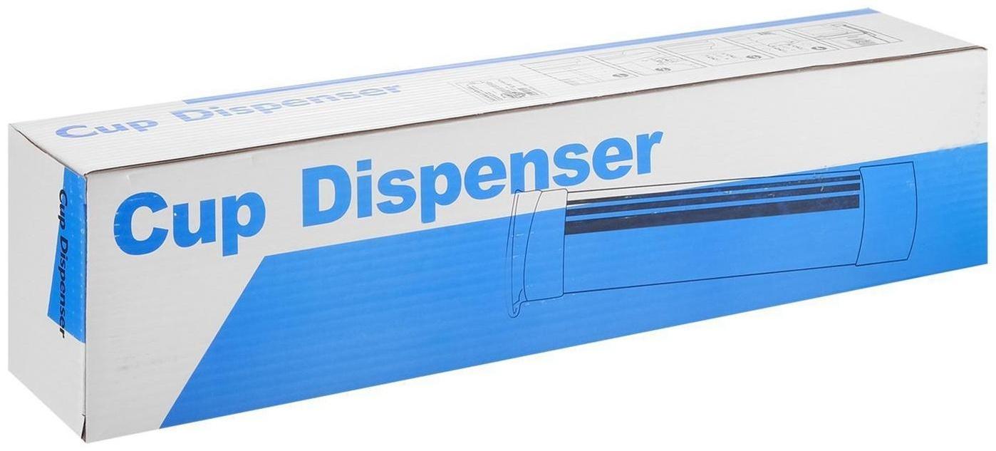 Стаканодержатель LCH-02, 70 стаканов, крепление шуруп, белый