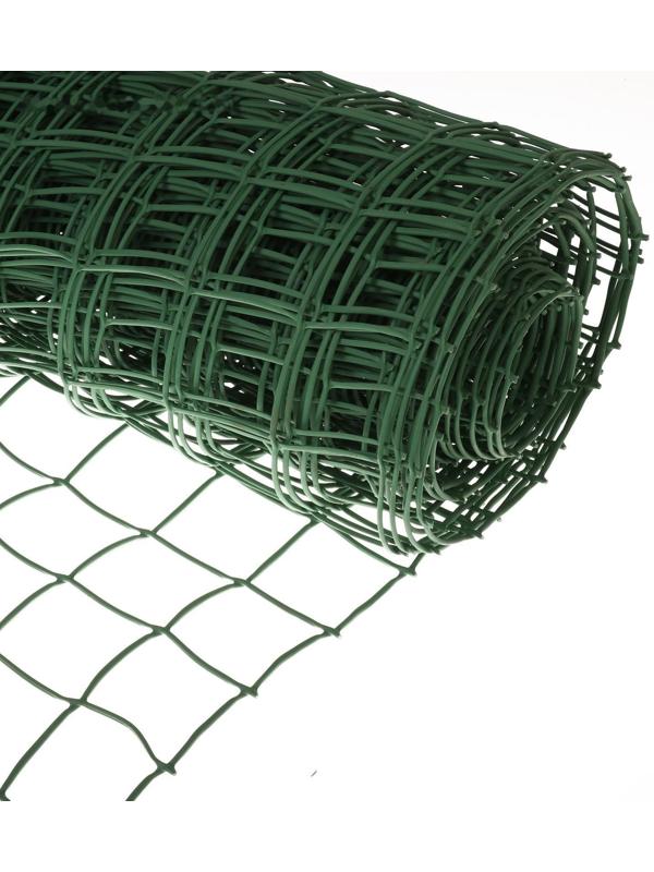 Сетка садовая, 1 × 20 м, ячейка 83 × 83 мм, зелёная, Greengo