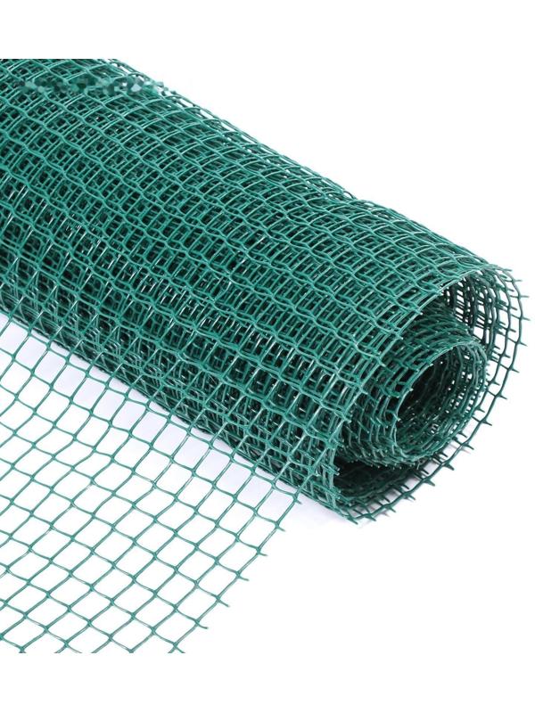 Сетка садовая, 1 × 10 м, ячейка 15 × 15 мм, зелёная, Greengo