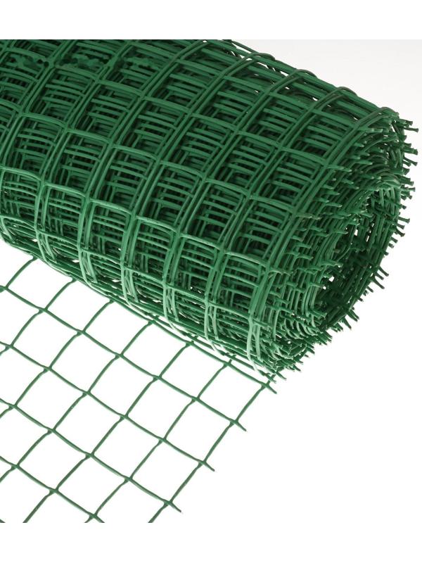 Сетка садовая, 1 × 20 м, ячейка 50 × 50 мм, зелёная, Greengo