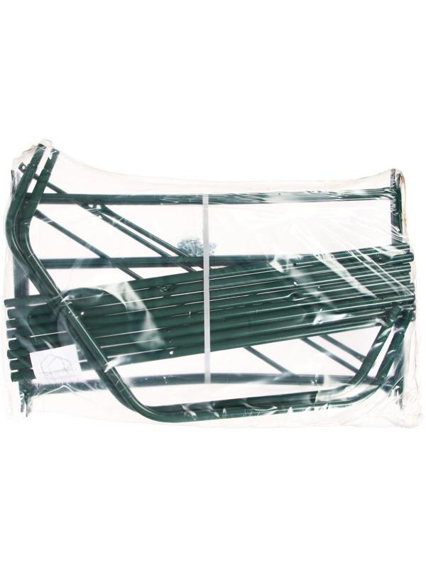 Стеллаж для рассады, 4 полки, 160 × 60 × 40 см, металлический каркас d = 16 мм, без чехла