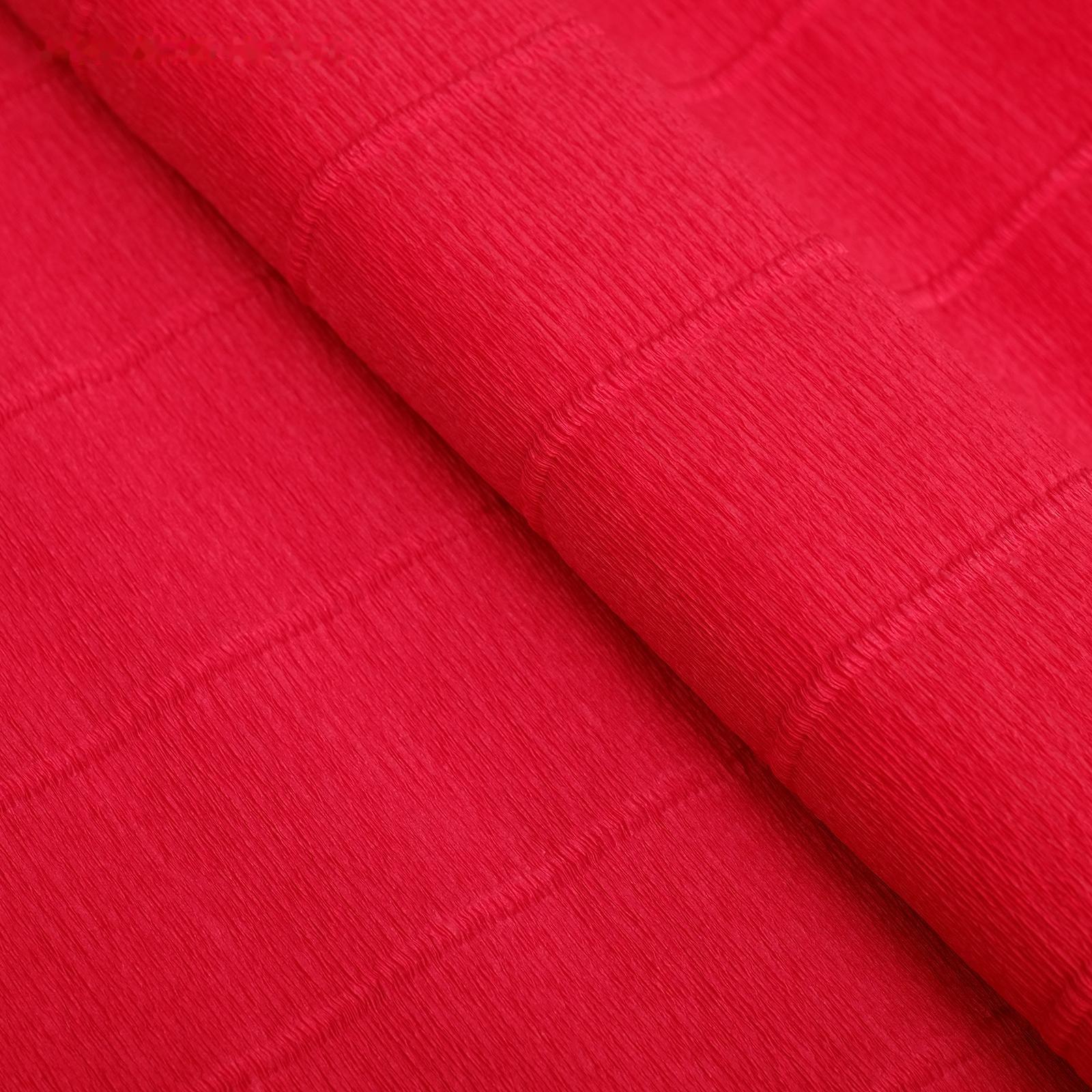 Бумага гофрированная 989 красная, 50 см х 2,5 м