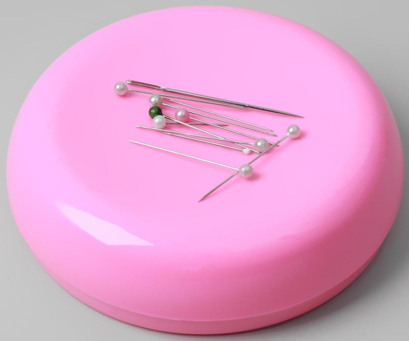 Игольница магнитная, d = 10,5 см, цвет МИКС