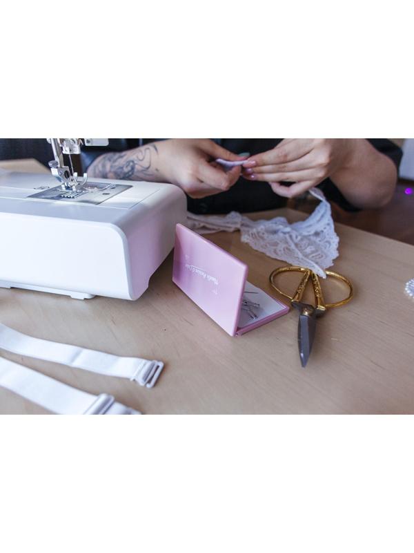 Игольница магнитная, 11 × 6,5 см, цвет розовый